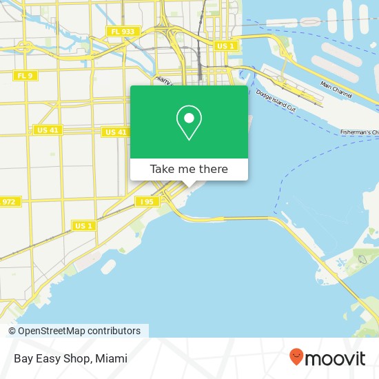 Mapa de Bay Easy Shop