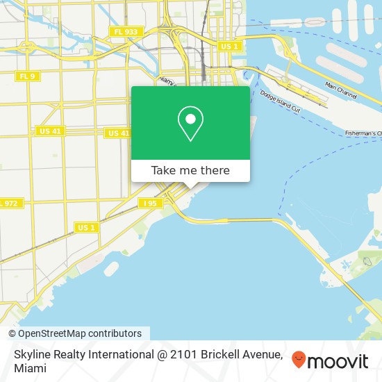 Skyline Realty International @ 2101 Brickell Avenue map