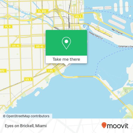 Mapa de Eyes on Brickell