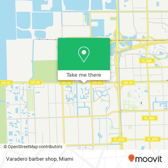 Varadero barber shop map