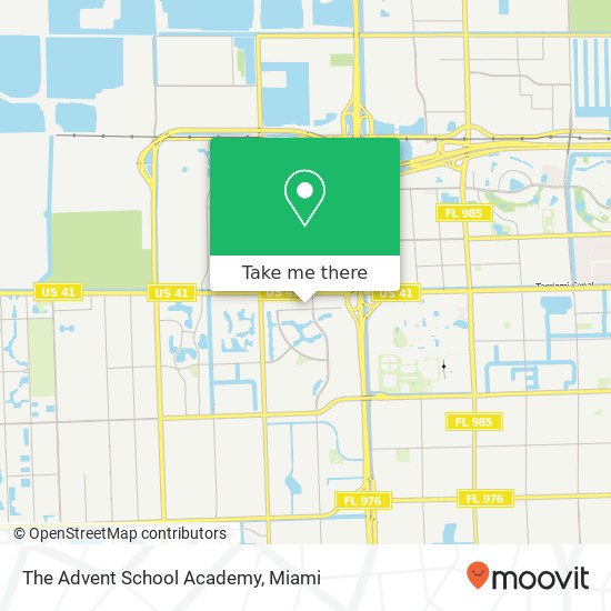 The Advent School Academy map