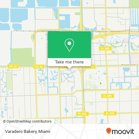 Varadero Bakery map