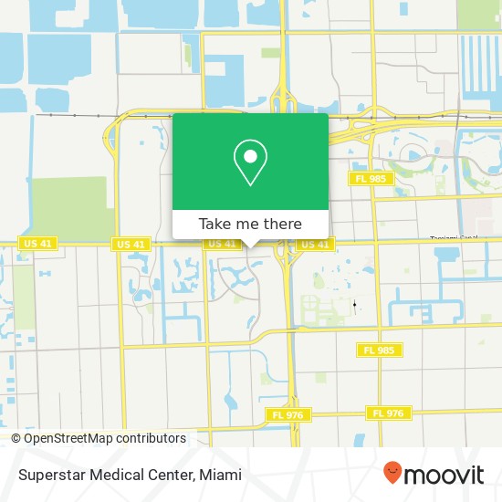 Mapa de Superstar Medical Center