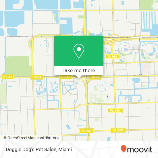 Mapa de Doggie Dog's Pet Salon