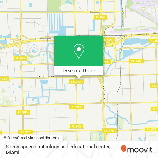 Mapa de Specs speech pathology and educational center