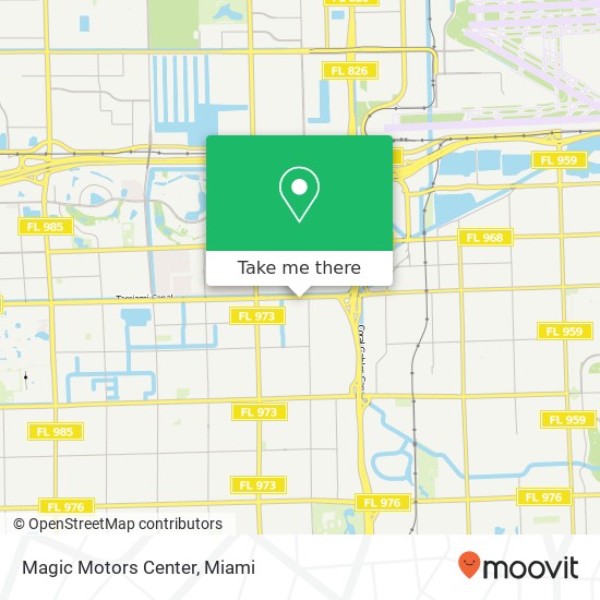 Magic Motors Center map