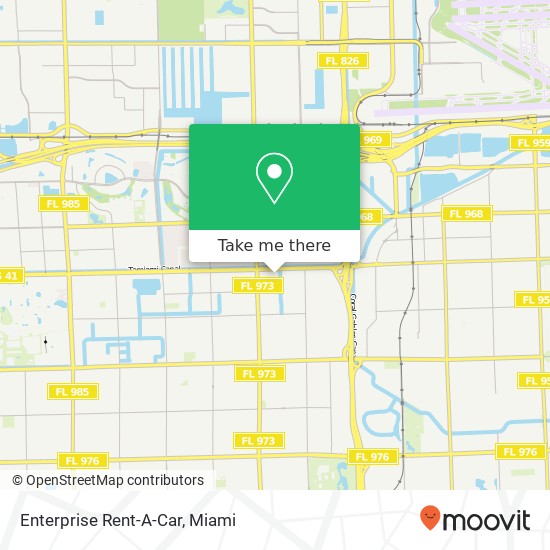 Enterprise Rent-A-Car map