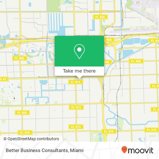 Better Business Consultants map