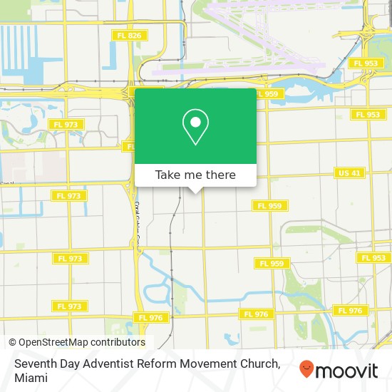 Seventh Day Adventist Reform Movement Church map