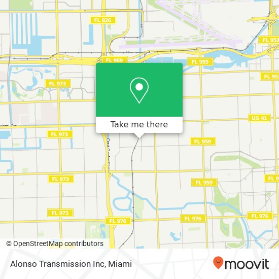 Mapa de Alonso Transmission Inc
