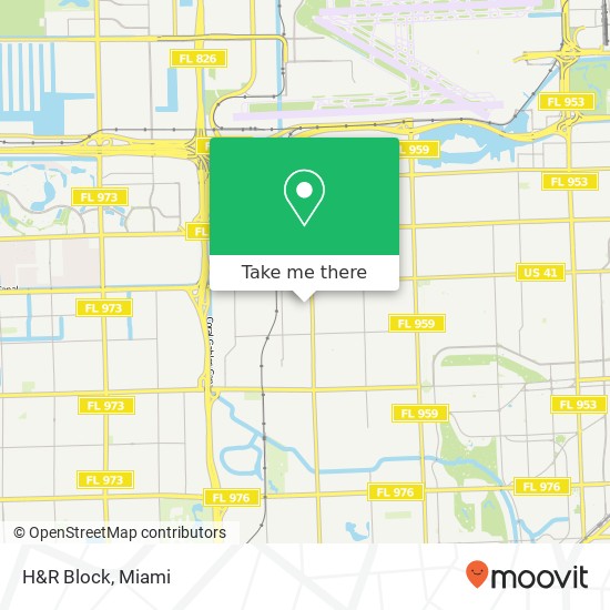 Mapa de H&R Block