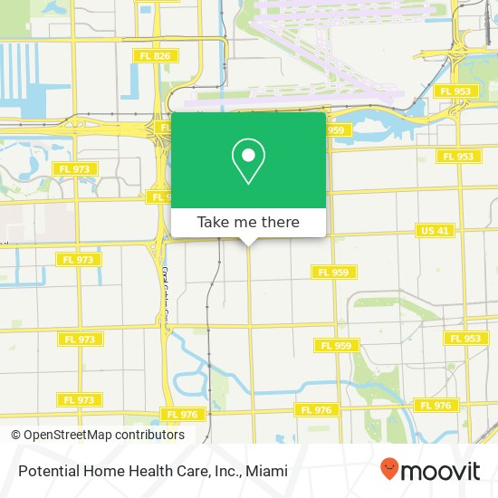 Mapa de Potential Home Health Care, Inc.