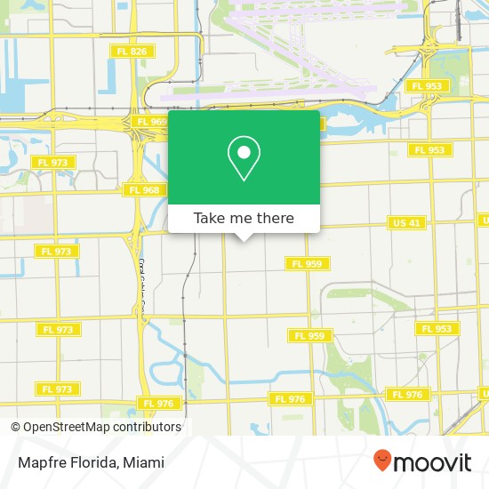 Mapa de Mapfre Florida