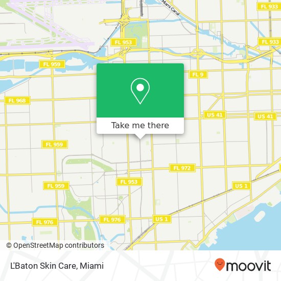 L'Baton Skin Care map