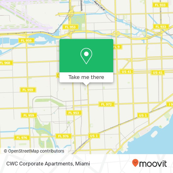 CWC Corporate Apartments map