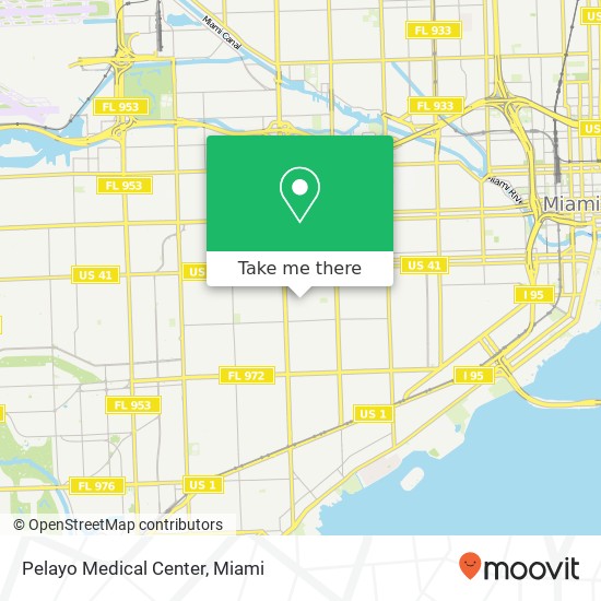 Pelayo Medical Center map