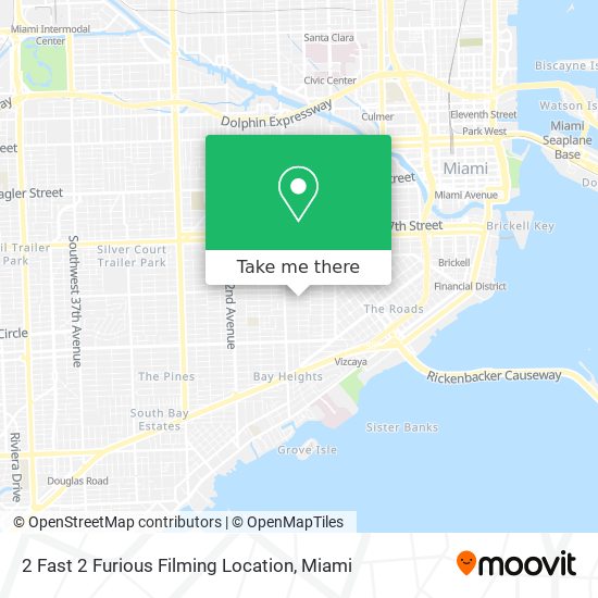 2 Fast 2 Furious Filming Location map