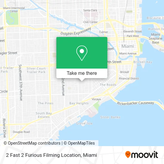 2 Fast 2 Furious Filming Location map