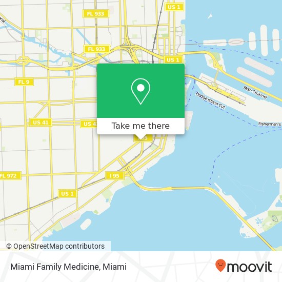 Mapa de Miami Family Medicine