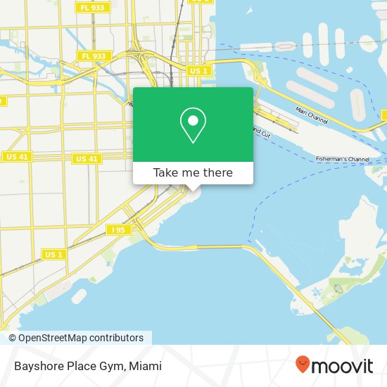 Bayshore Place Gym map