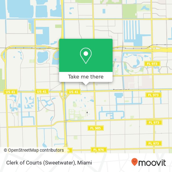 Clerk of Courts (Sweetwater) map