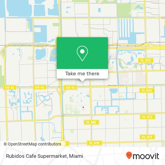 Rubidos Cafe Supermarket map