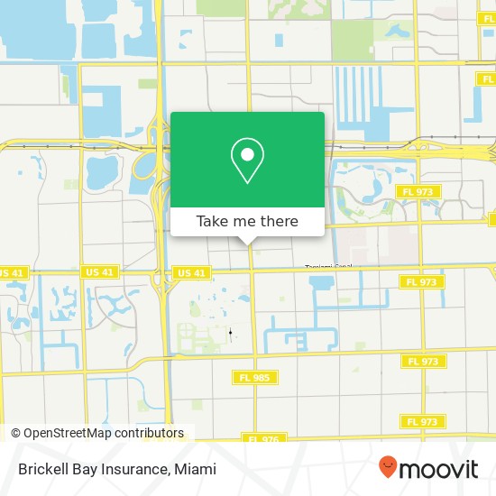 Mapa de Brickell Bay Insurance