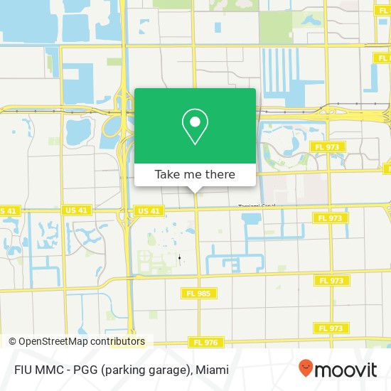 Mapa de FIU MMC - PGG (parking garage)