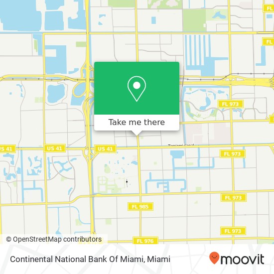 Mapa de Continental National Bank Of Miami