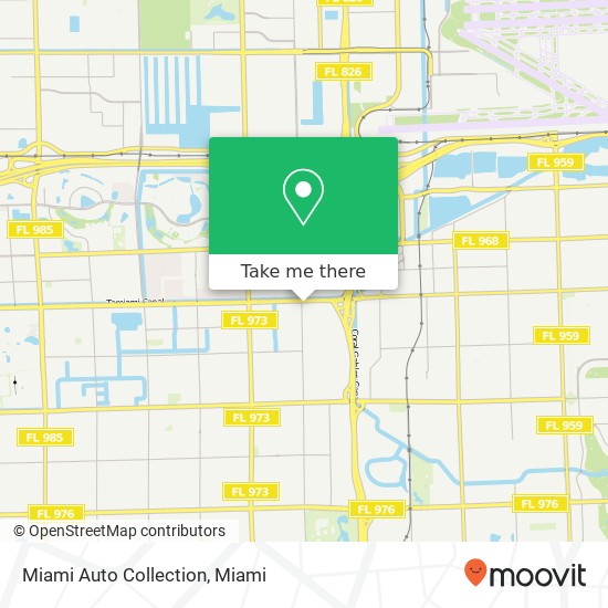 Mapa de Miami Auto Collection