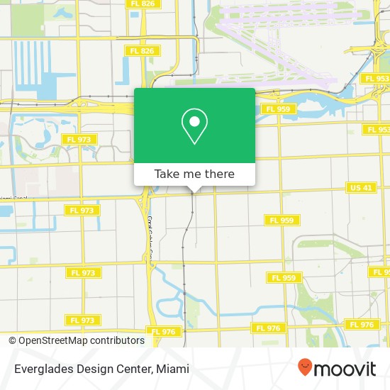 Mapa de Everglades Design Center