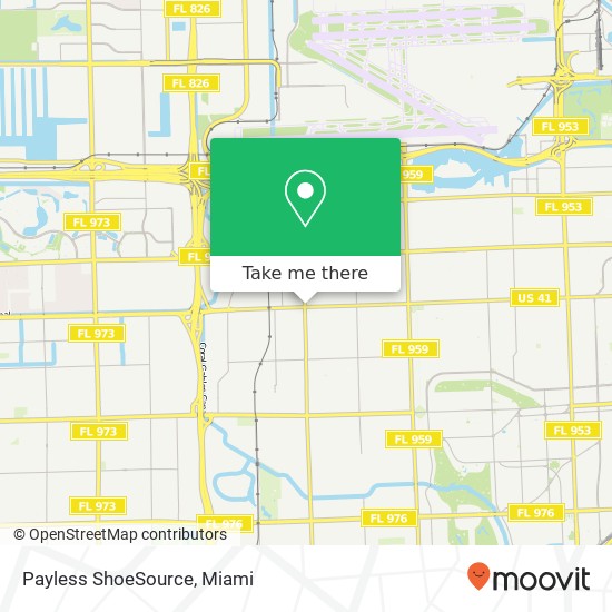 Payless ShoeSource map