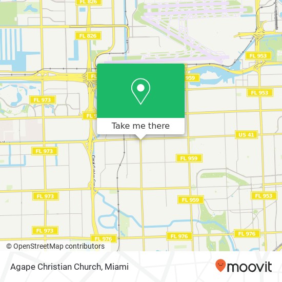 Agape Christian Church map