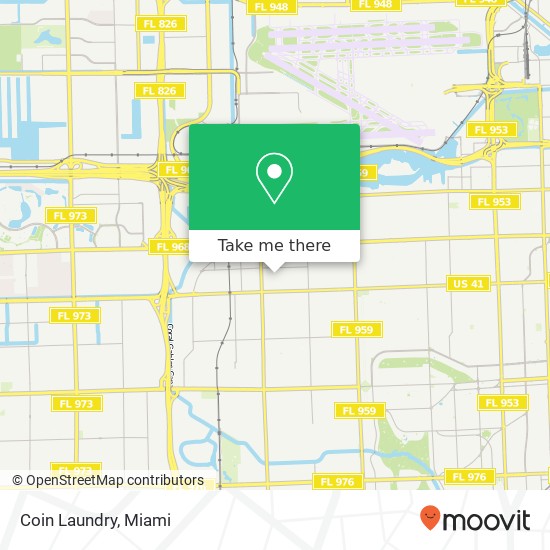 Mapa de Coin Laundry