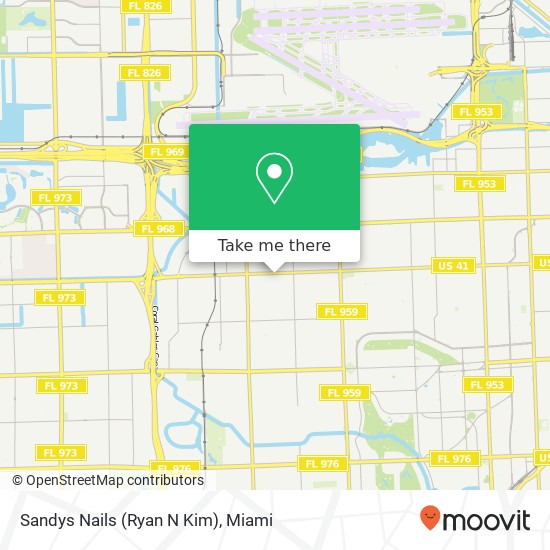 Sandys Nails (Ryan N Kim) map