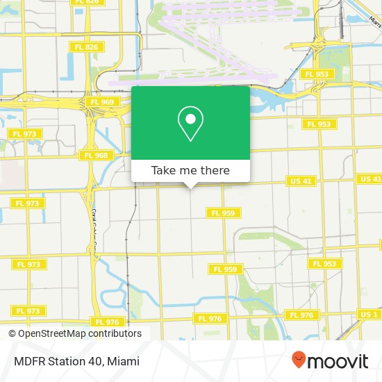 MDFR Station 40 map