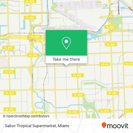 Sabor Tropical Supermarket map