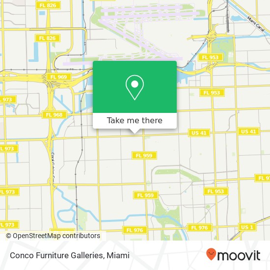 Conco Furniture Galleries map