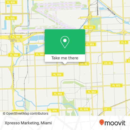 Xpresso Marketing map