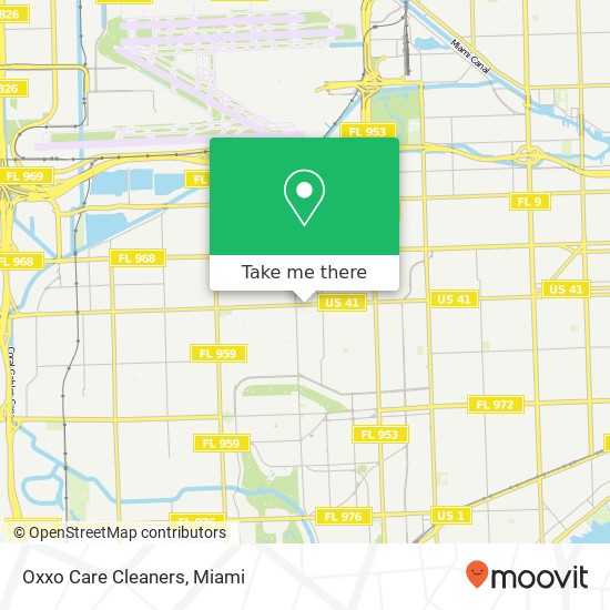 Mapa de Oxxo Care Cleaners