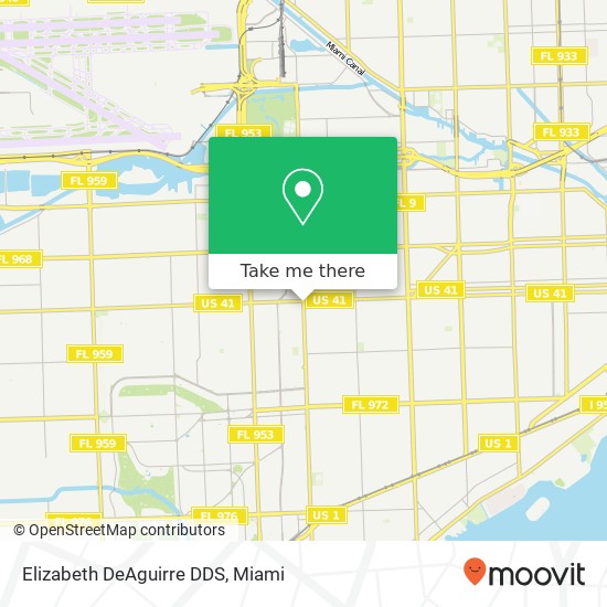 Elizabeth DeAguirre DDS map