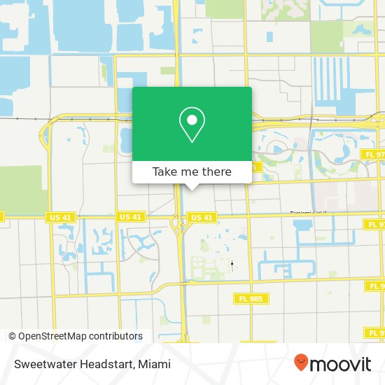 Sweetwater Headstart map