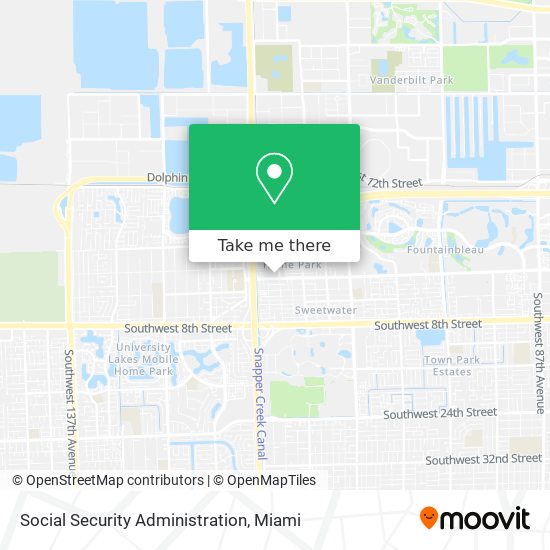 Social Security Administration map
