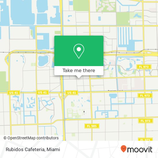 Rubidos Cafeteria map