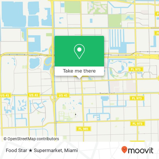 Mapa de Food Star  ★ Supermarket