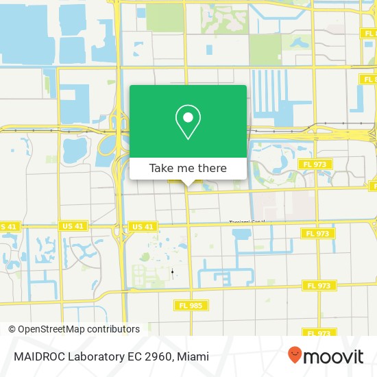 MAIDROC Laboratory EC 2960 map