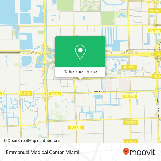 Mapa de Emmanuel Medical Center