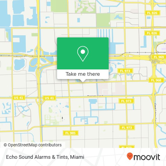 Echo Sound Alarms & Tints map