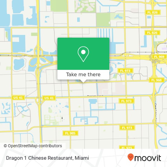 Dragon 1 Chinese Restaurant map