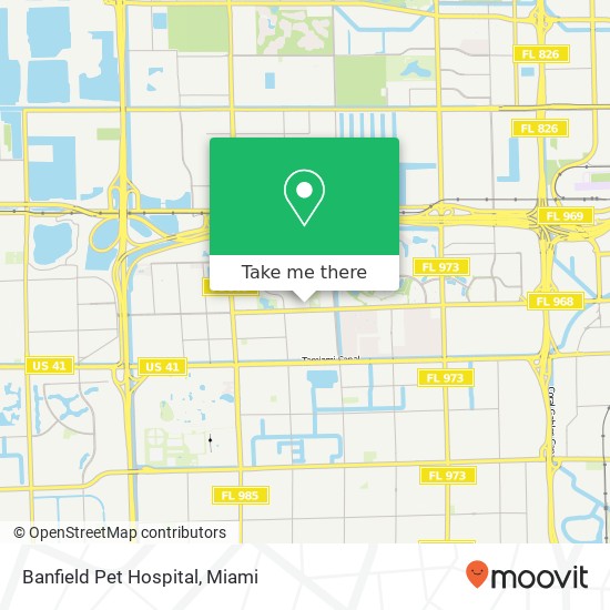 Mapa de Banfield Pet Hospital